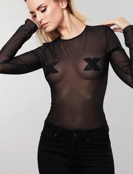 BIJOUX DE SEINS CROIX - black