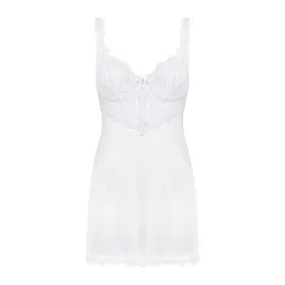 AMOR Blanco Nuisette et string XXL/3XXL