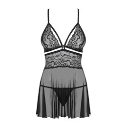 Babydoll noir S/M 2522