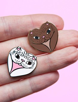 Vulva Gallery VULVA CAT Pin